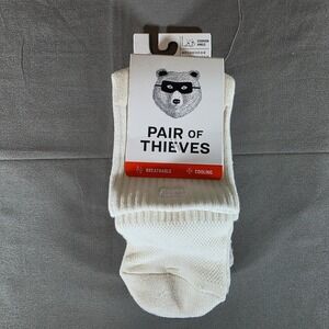 Pair of Thieves Cushion Ankle Socks 3 Pack Frost Blush Rose Mens 6-12 New